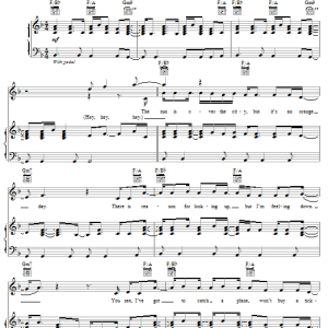 Backstreet Boys Weird World Musik Noten - Piano, Vocal & Guitar Chords - 52981-0