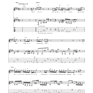 Bad Company Heartbeat Musik Noten - Guitar Tab - 170763-0