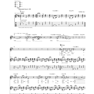 Bad Company Seagull Musik Noten - Guitar Tab - 159334-0