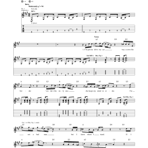 Bad Company Wild Fire Woman Musik Noten - Guitar Tab - 170750-0