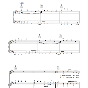 Bananarama Robert De Niro's Waiting Musik Noten - Piano, Vocal & Guitar Chords - 39593-0