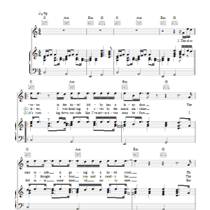 Band Of Horses Factory Musik Noten - Piano, Vocal & Guitar Chords - 103409-0