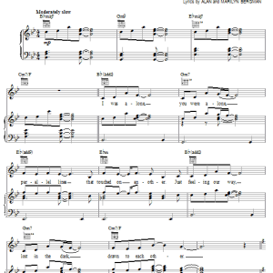 Barbra Streisand All Of My Life Musik Noten - Piano, Vocal & Guitar Chords - 18063-0