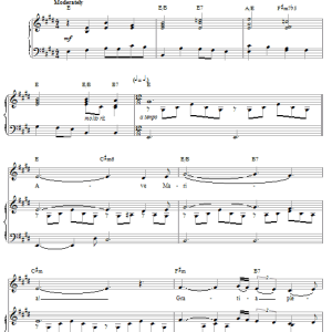 Barbra Streisand Ave Maria Musik Noten - Piano, Vocal & Guitar Chords - 26752-0