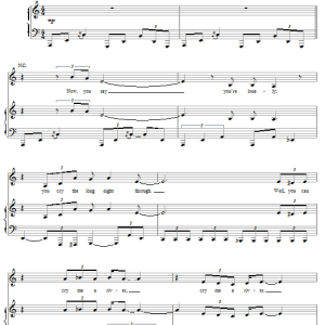 Barbra Streisand Cry Me A River Musik Noten - Piano, Vocal & Guitar Chords - 26551-0