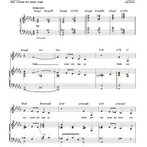Barbra Streisand Make Someone Happy (from Do Re Mi) Musik Noten - Piano, Vocal & Guitar Chords - 75149-0