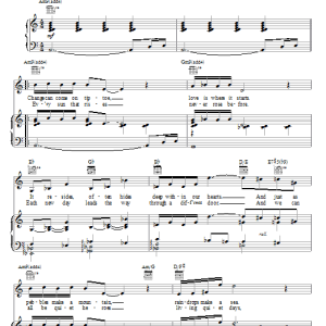 Barbra Streisand Ordinary Miracles Musik Noten - Piano, Vocal & Guitar Chords - 16740-0