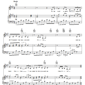 Barry Gibb The Love Inside Musik Noten - Piano, Vocal & Guitar Chords - 92834-0