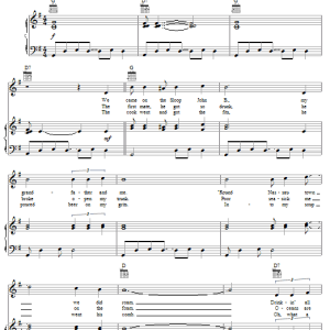 Barry McGuire Sloop John B. Musik Noten - Piano, Vocal & Guitar Chords - 50882-0
