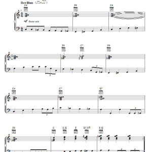 B.B. King Gambler's Blues Musik Noten - Piano, Vocal & Guitar Chords - 74065-0