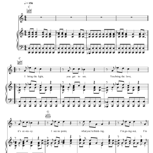 Beady Eye Bring The Light Musik Noten - Piano, Vocal & Guitar Chords - 105963-0