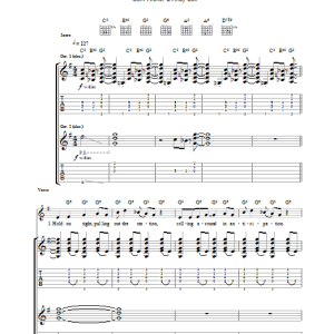 Beady Eye Standing On The Edge Of The Noise Musik Noten - Guitar Tab - 108091-0