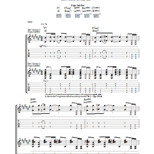 Beady Eye The Morning Son Musik Noten - Guitar Tab - 108075-0