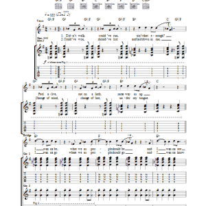 Beady Eye Three Ring Circus Musik Noten - Guitar Tab - 108056-0