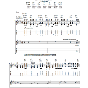 Beady Eye Wind Up Dream Musik Noten - Guitar Tab - 108051-0