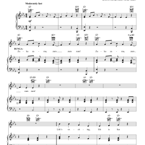 Beau Black Zuka Zama Musik Noten - Piano, Vocal & Guitar Chords - 169264-0
