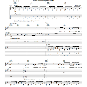 Beck All In Your Mind (It's All In Your Mind) Musik Noten - Guitar Tab - 25383-0