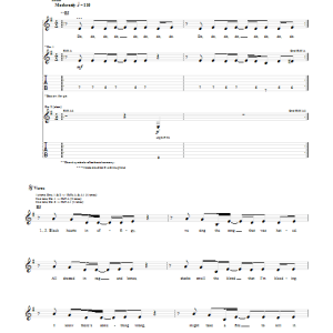 Beck Black Tambourine Musik Noten - Guitar Tab - 51800-0