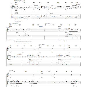 Beck Farewell Ride Musik Noten - Guitar Tab - 51810-0