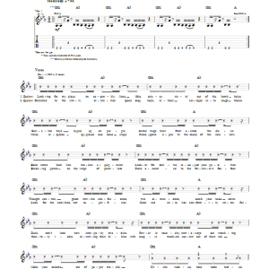 Beck Hell Yes Musik Noten - Guitar Tab - 51806-0