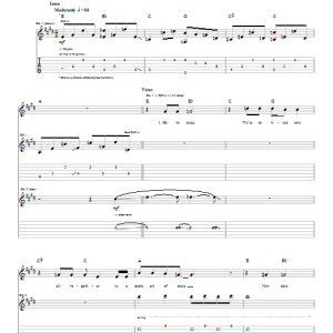 Beck Little One Musik Noten - Guitar Tab - 25384-0