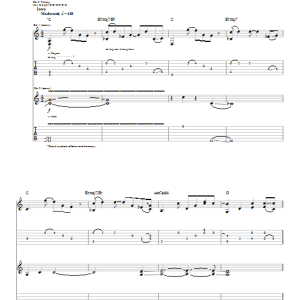 Beck Side Of The Road Musik Noten - Guitar Tab - 25389-0