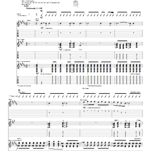Beck Sunday Sun Musik Noten - Guitar Tab - 25390-0