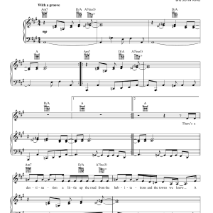 Beck Where It's At Musik Noten - Piano, Vocal & Guitar Chords - 155248-0