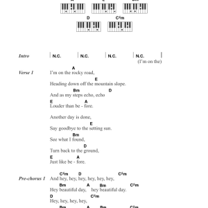 Bedouin Soundclash When The Night Feels My Song Musik Noten - Piano, Vocal & Guitar Chords - 109928-0