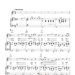 Bee Gees Butterfly Musik Noten - Piano, Vocal & Guitar Chords - 41659-0