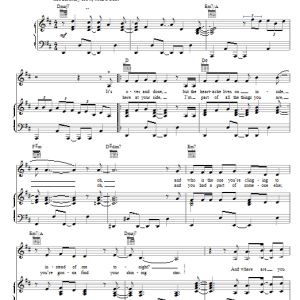 Bee Gees Emotion Musik Noten - Piano, Vocal & Guitar Chords - 20769-0