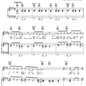 Bee Gees Fanny Be Tender With My Love Musik Noten - Piano, Vocal & Guitar Chords - 20770-0