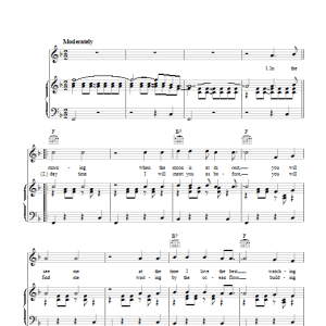 Bee Gees (In The) Morning Of My Life Musik Noten - Piano, Vocal & Guitar Chords - 41654-0