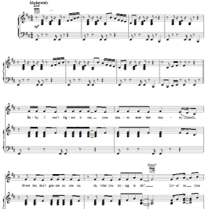 Bee Gees Love You Inside Out Musik Noten - Piano, Vocal & Guitar Chords - 20784-0