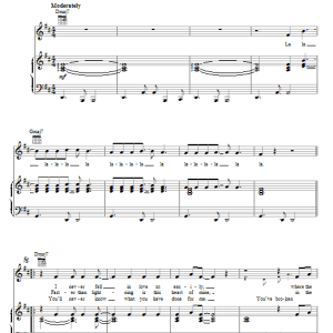 Bee Gees Spirits Having Flown Musik Noten - Piano, Vocal & Guitar Chords - 74937-0
