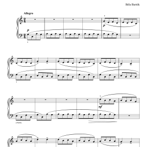 Béla Bartók Soft Tears (from 'For Children', Volume 3) Musik Noten - Easy Piano - 123588-0