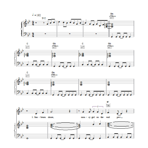 Belle And Sebastian Le Pastie De La Bourgeoisie Musik Noten - Piano, Vocal & Guitar Chords - 17143-0