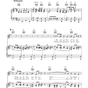 Ben Bernie Sweet Georgia Brown Musik Noten - Piano, Vocal & Guitar Chords - 36151-0