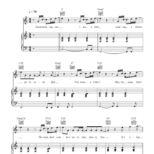 Ben Folds Still Fighting It Musik Noten - Piano, Vocal & Guitar Chords - 29158-0