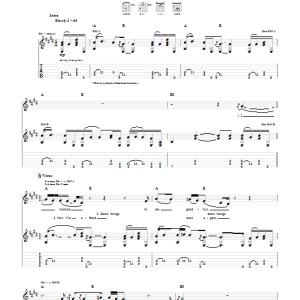 Ben Harper and Relentless7 Faithfully Remain Musik Noten - Guitar Tab - 71972-0