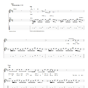 Ben Harper Black Rain Musik Noten - Guitar Tab - 54775-0