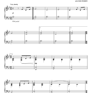 Benh Zeitlin The Thing That Made You Musik Noten - Piano Solo - 153252-0