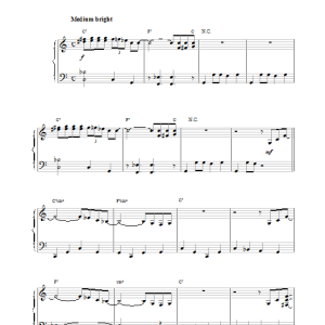 Benny Carter Blue Five Jive Musik Noten - Piano Solo - 18737-0
