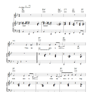 Benny Carter Rock Me To Sleep Musik Noten - Piano, Vocal & Guitar Chords - 109774-0
