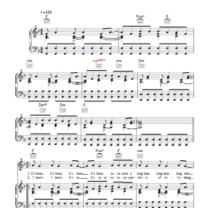Ben's Brother Stuttering (Kiss Me Again) Musik Noten - Piano, Vocal & Guitar Chords - 41868-0