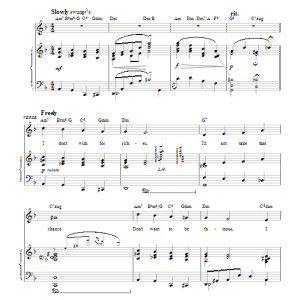 Bessie Smith Lover Man (Oh Where...) Musik Noten - Piano, Vocal & Guitar Chords - 20017-0