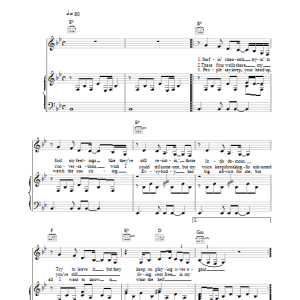 Beverley Knight No Man's Land Musik Noten - Piano, Vocal & Guitar Chords - 38627-0