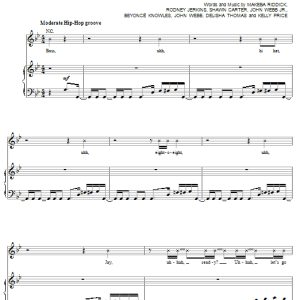 Beyonce featuring Jay-Z Deja Vu Musik Noten - Piano, Vocal & Guitar Chords - 56014-0