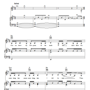 Beyonce I Was Here Musik Noten - Piano, Vocal & Guitar Chords - 95613-0