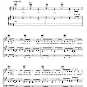 Beyonce Poison Musik Noten - Piano, Vocal & Guitar Chords - 74658-0